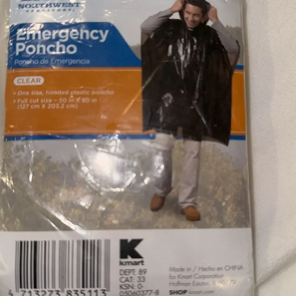 Northwest Territory‎ Emergency Poncho White